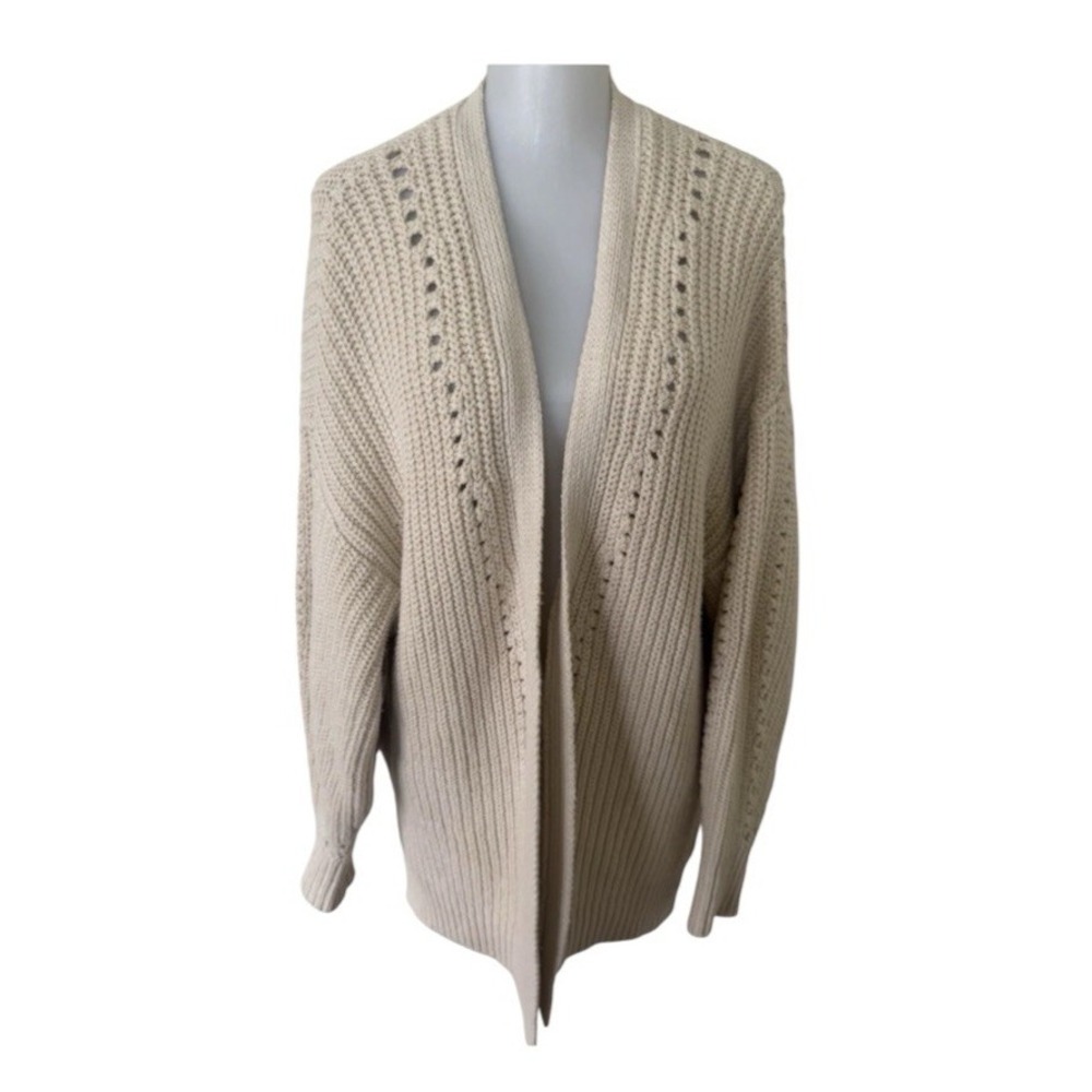 Free People Nightingale Cardigan Knit Sweater Womens Size XS Cream